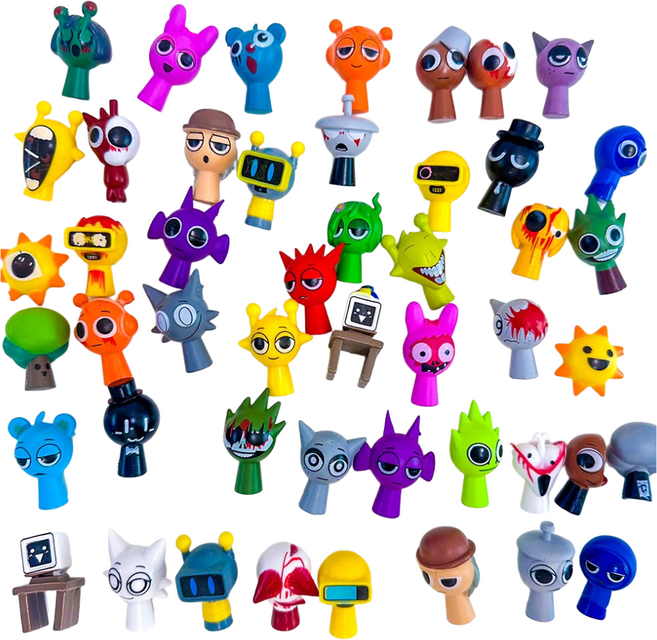 스프런키 Sprunki 스프렁키 피규어 48종, 48개