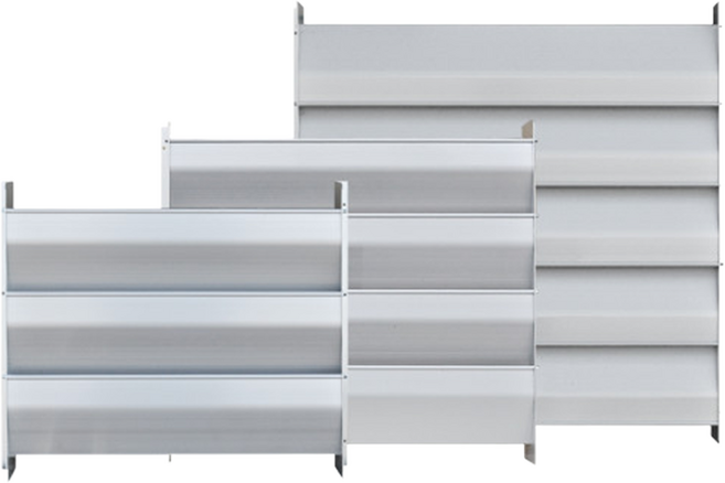 에어컨 실외기 바람막이 알루미늄 열풍 커버 카바 풍향 에어가이드 (중), 1개