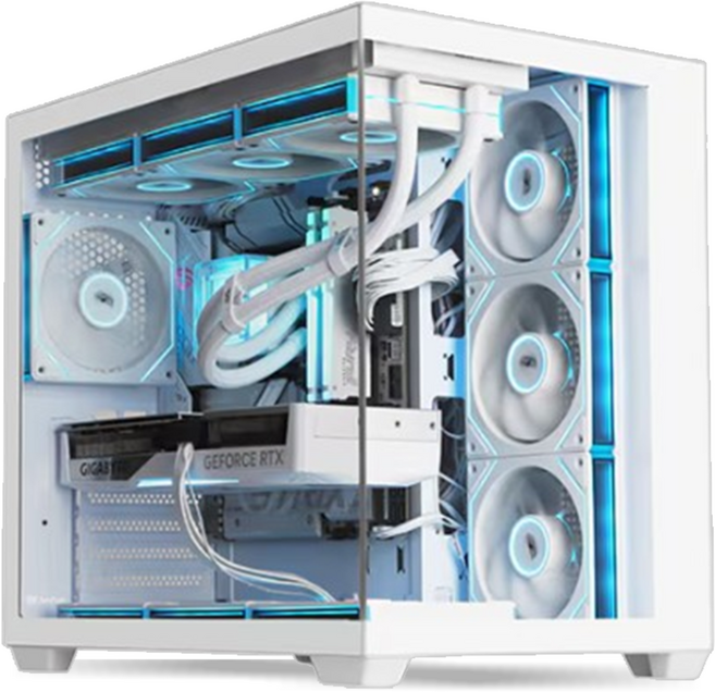 포유컴퓨터 라이젠7 9800X3D 고사양 게이밍 컴퓨터 조립 PC 본체, Free DOS, 1TB, 32GB, 지포스 RTX 5080