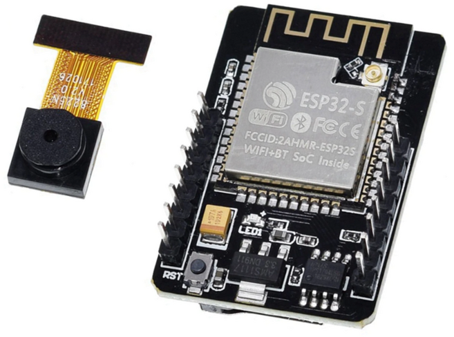 ESP32 CAM OV2640 카메라 WiFi+블루투스 16핀, 1개, color
