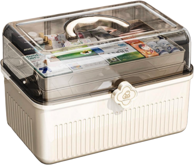 테르보 구급약 상자 약품 케이스, 1개