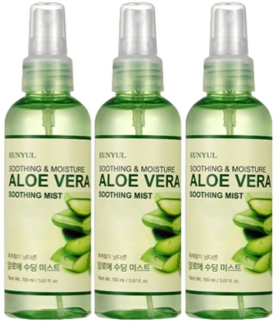 은율 알로에 수딩 미스트, 150ml, 3개