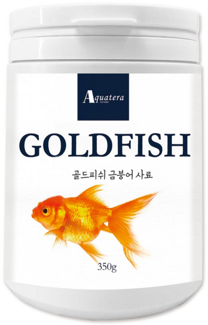 아쿠아테라 골드피쉬 금붕어 사료, 350g, 1개