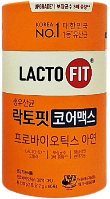락토핏 종근당건강 생유산균 코어맥스, 120g, 1개