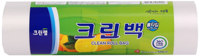 크린랩 롤백 30cm x 40cm, 대(L), 500개입, 1개