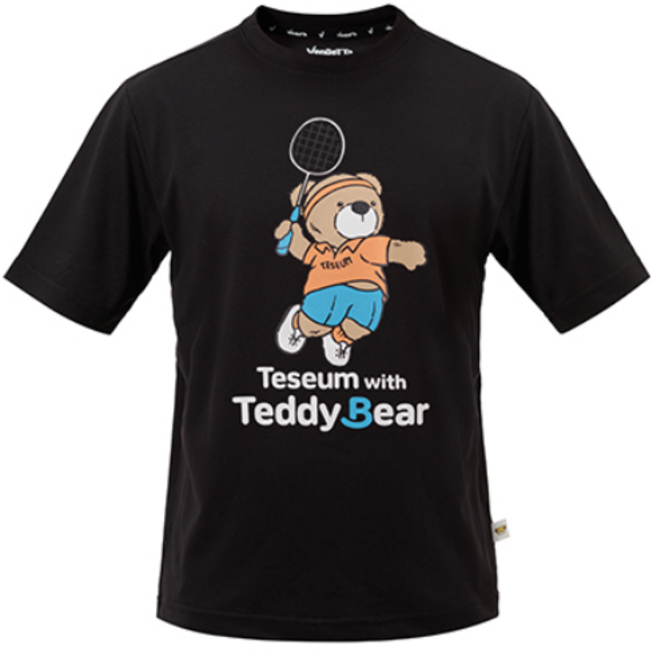 벤데타 테디베어 스포츠 배드민턴 오버핏 티셔츠 곰돌이 반팔티 남녀공용