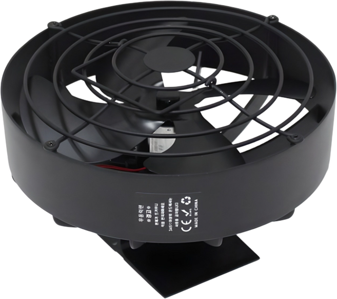 다잡 써클 tef 무동력팬 에코팬 난로팬 캠핑용 순환 난방 서큘레이터 히터 DJE-3, 1개