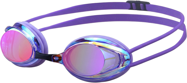 [저항 최소화] 클리어뷰 성인 물안경 여성 남자 수경, 1개, 퍼플