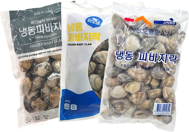 [씨기프트]냉동 피바지락 5kg 해감 업소용 조개 바지락 칼국수, 1개