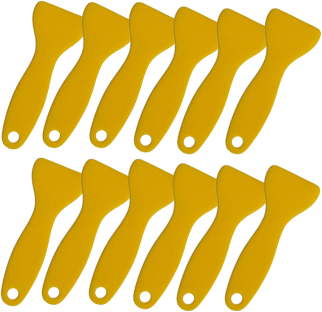 소형 플라스틱 보수용 헤라 스크래퍼 12개, 1세트