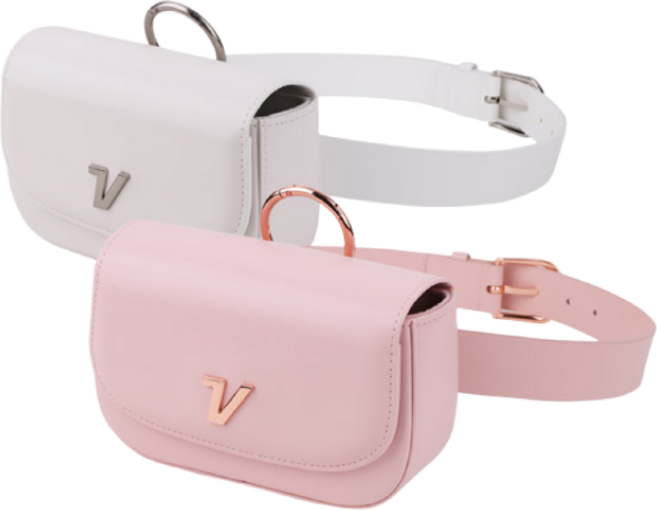 VOLVIK 볼빅 여성용 거리측정기 케이스+골프벨트 세트, 화이트, 볼빅여성벨트_힙색케이스세트, 1개