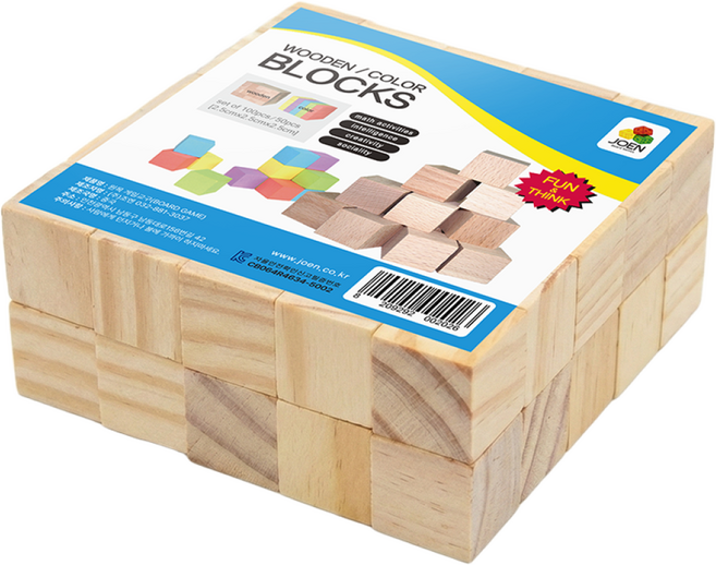 조엔 미송 쌓기나무 50pcs, 1개