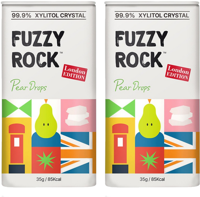 퍼지락 자일리톨 크리스탈 캔디 배향, 35g, 2개