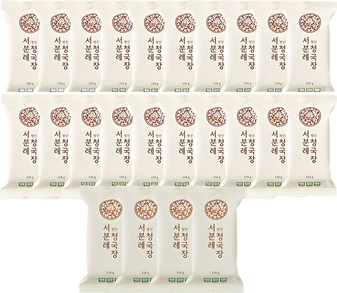 서일농원 서분례명인 청국장 본사직송, 110g, 24개