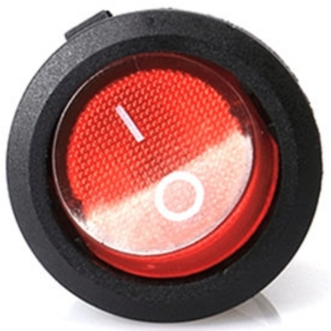 원형 스위치 전원 버튼 DC12V DIY 램프, 1개