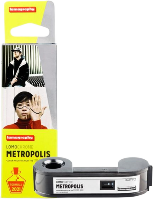 2021 로모크롬 메트로폴리스 110 ISO 100-400 1롤, 1개, F210MPOLIS21