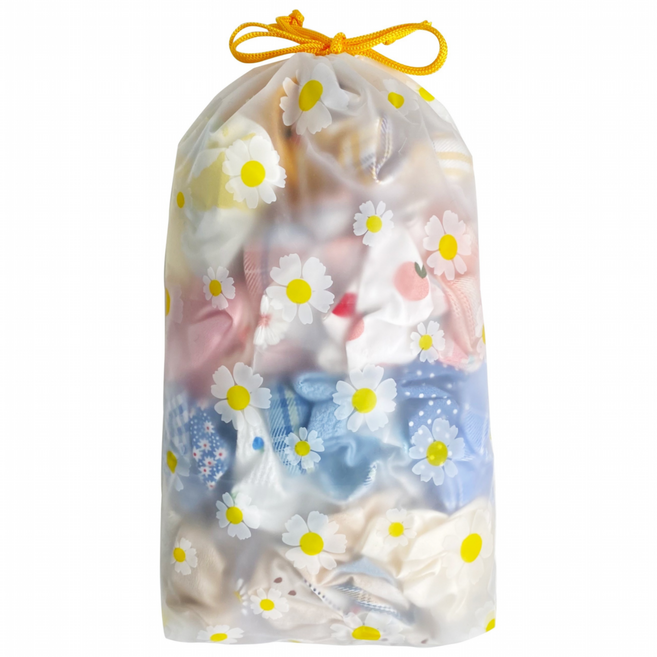 40개 세트 가을 겨울 대용량 곱창끈 파우치 포장