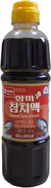화미 참치액, 600g, 8개