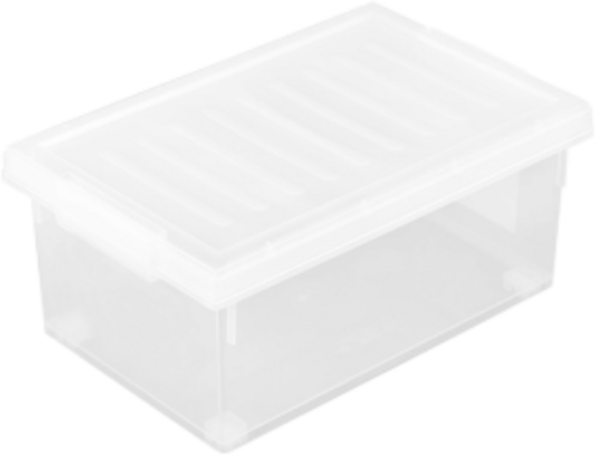 창신리빙 시스템리빙박스18L 대형 수납함 짐정리 옷 보관함, /, 1개