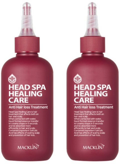 맥클린코스메틱 헤드스파 힐링케어 트리트먼트, 200ml, 2개