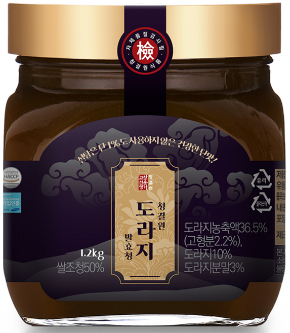 고창선운명가 청결원 도라지 조청, 1개, 1.2kg