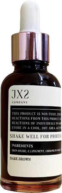 JX2 SMP색소 프리미엄 두피문신 반영구색소 헤어라인 정수리, 1개, 딥블랙브라운
