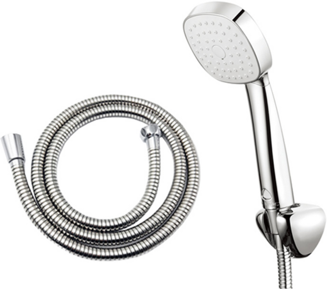 대림 도비도스 PF159 PF-159C 샤워헤드 + 국산 황동 샤워기호스(1.5M) 샤워기헤드 호스 세트, 1개