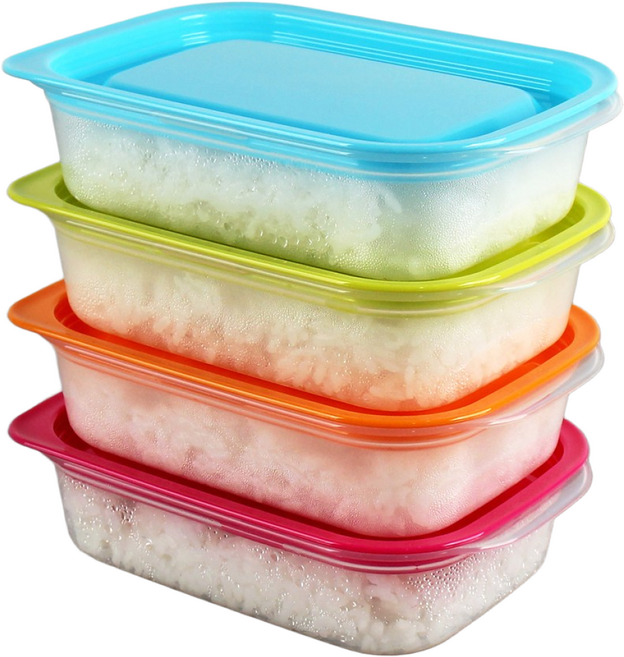 이노마타 전자렌지용 밥팩 290ml 4P세트X1개 / 냉동밥보관용기, 1개, 4P세트