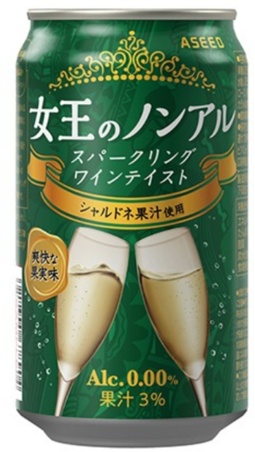 논알콜와인 여왕의 논아르 화이트 (샤르도네), 4개, 350ml