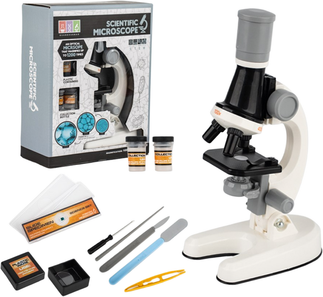 나는과학자 광학현미경 1200배, 화이트, 1개, 1200배율