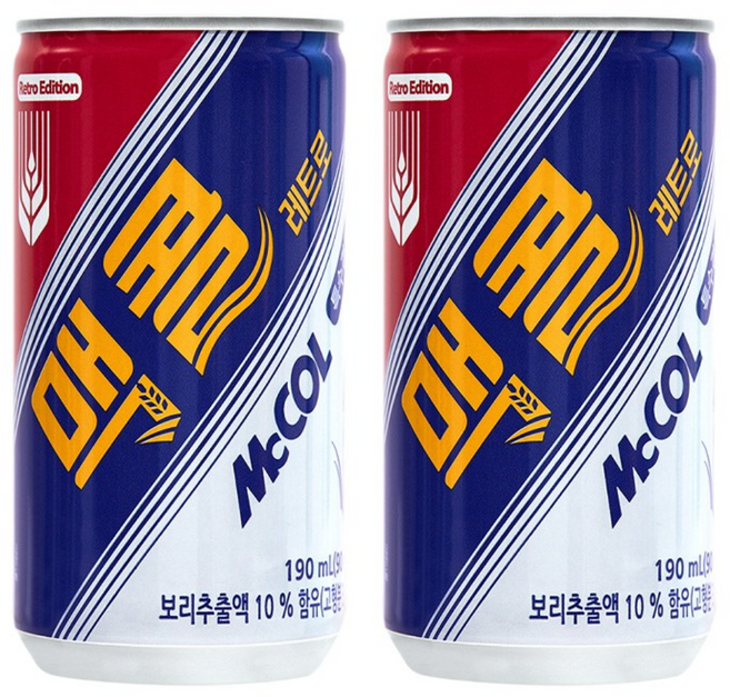 (형제)일화 업소용 맥콜 탄산음료, 190ml, 90개
