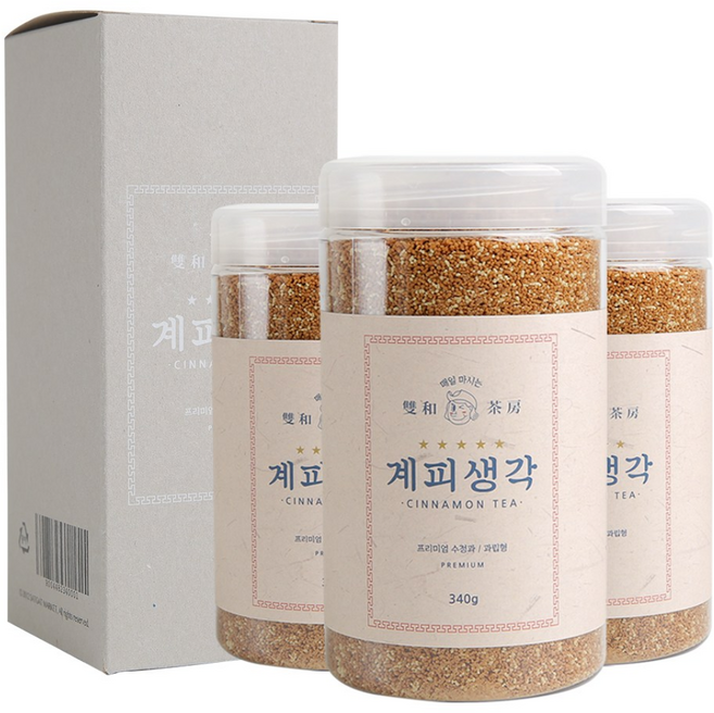쌍화다방 수정과 계피생각, 340g, 1개입, 3개