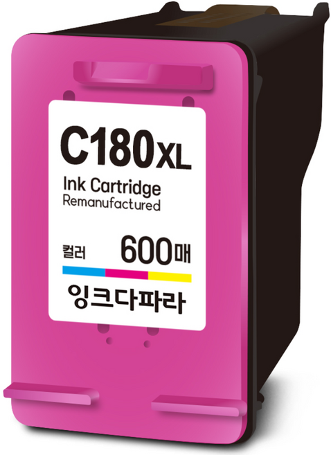잉크다파라 삼성 호환잉크 INK-M180 C180 XL, 1개, 컬러/특대용량