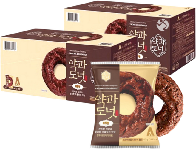 더원 약과도넛 초코 10p, 2개, 600g