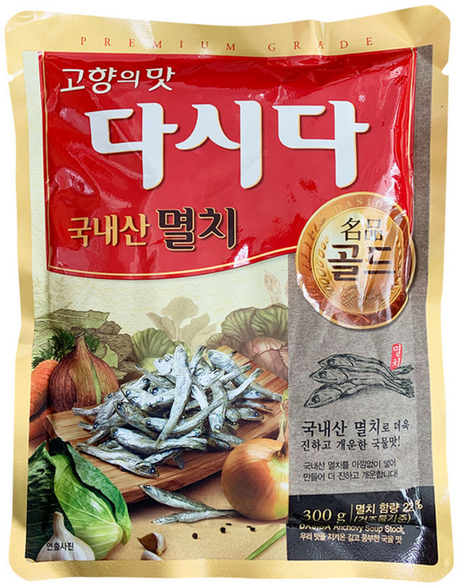 CJ제일제당 멸치 다시다, 300g, 3개