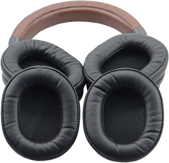 오디오테크니카 ATH- M50X M40X M20X MSR7 헤드폰 헤드셋 이어 패드 커버 쿠션 교체 수리, [가죽] 전용 이어패드 1세트