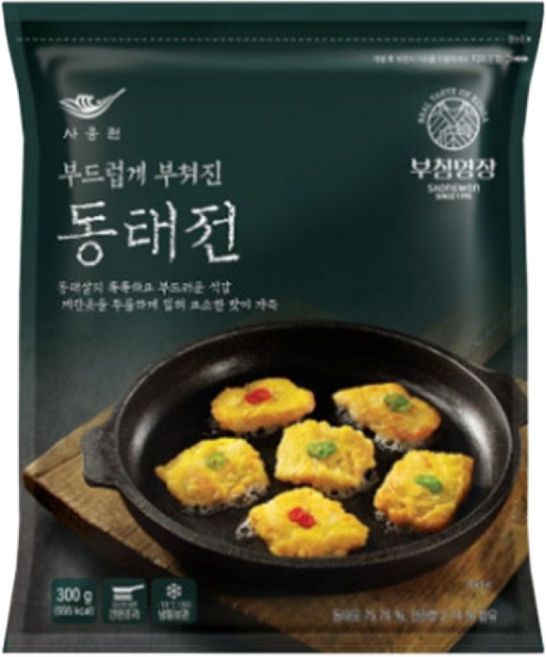 [자연맘스토리] 사옹원 동태전 300g x 3개