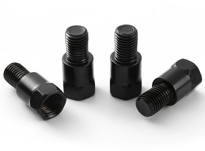 오토바이 백미러 규격 변환 볼트 8mm 10mm 정방향 역방향, 004_2cm 높이연장 볼트(1개), 수 역방향->암 정방향(10mm), 블랙, 1개