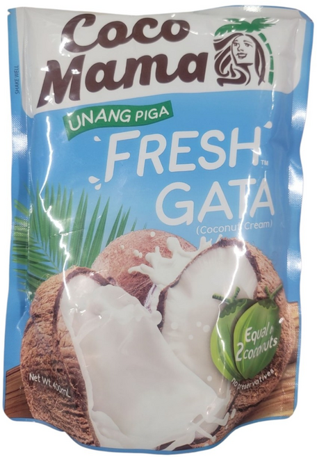 필리핀 코코마마 코코넛 크림 Cocomama fresh gata coconut cream 200ml, 3개