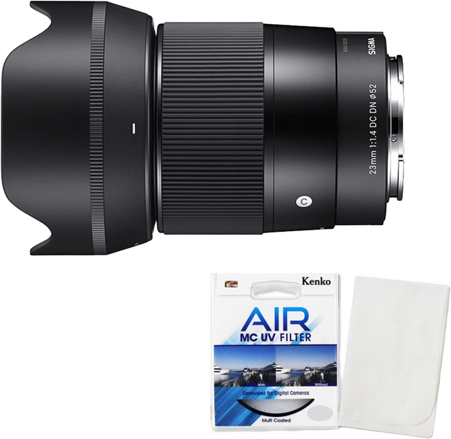 시그마 정품 C 23mm F1.4 DC DN 캐논 RF-S +켄코필터+포켓융 /ED, C 23mm F1.4 DC DN 캐논 RF