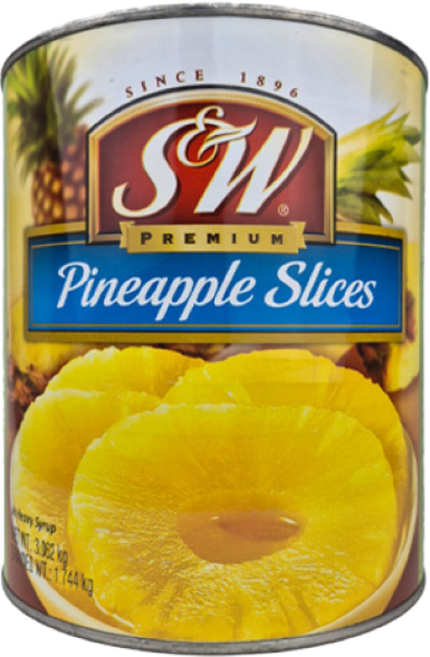 SW 파인애플 슬라이스 3kg, 3.062kg, 1개