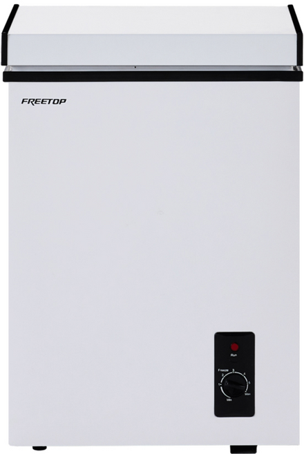 프리탑 미니냉동고 가정용 소형냉동고 아이스크림냉동고 60L, 화이트, FTO-F60WF