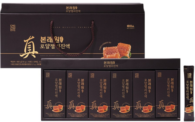 본래원 로얄젤리진액 60포, 600g, 1개