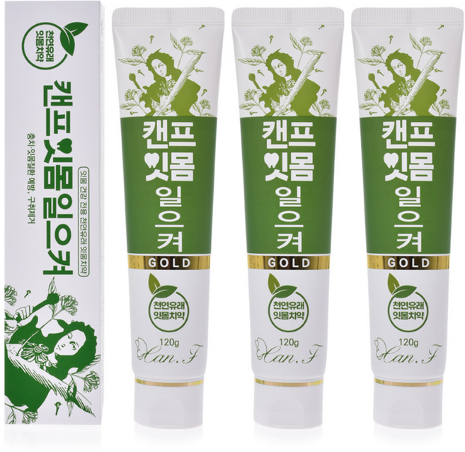 잇몸건강 잇몸치약 잇몸일으키기치약 120g x 3개