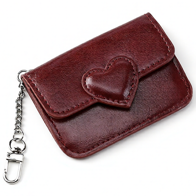 오우하하 가죽 키링 여성 카드지갑