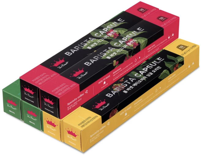 폴바셋 바리스타 네스프레소호환 캡슐커피 총, 1박스