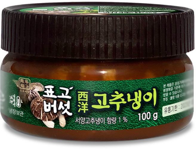 청비 표고버섯고추냉이 (100g), 100g, 1개