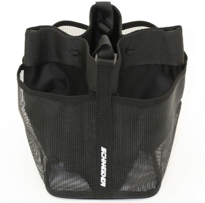 슈나이더 물빠짐 좋은 분리형 망사 수영가방 SNT-XC02K, 블랙