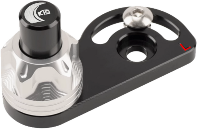 CHEKIS 범용 사이드브레이크 파킹 브레이크 PCX NMAX FORZA SYM, 왼쪽, 실버