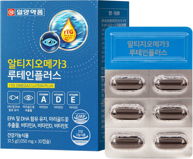 [일양약품] 알티지오메가 루테인플러스, 30정, 1개